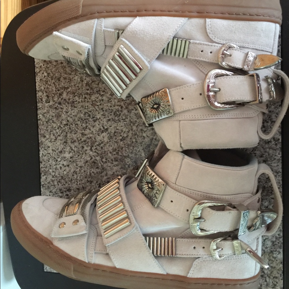 Toga Pulla suede white sneaker